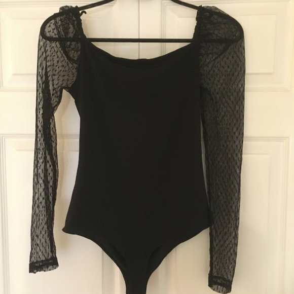 Mesh Sleeve Bodysuit - Picture 3 of 4